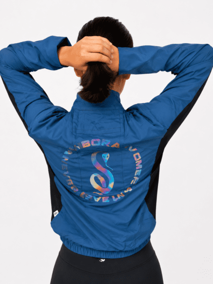 Cortaviento Base Mujer - Azul Cobalto