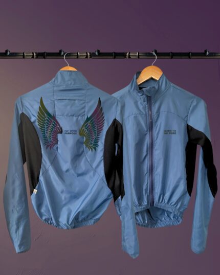 Cortaviento Base Mujer - Azul Cielo