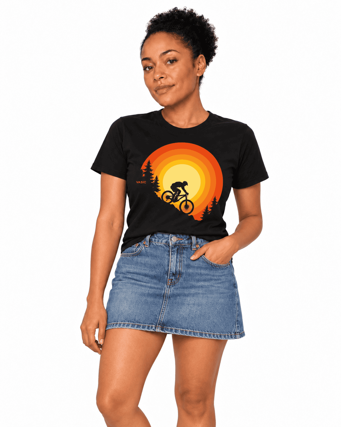 Estilo casual con camiseta de montaña Polo Base | Sunset Ride - Imagen 1