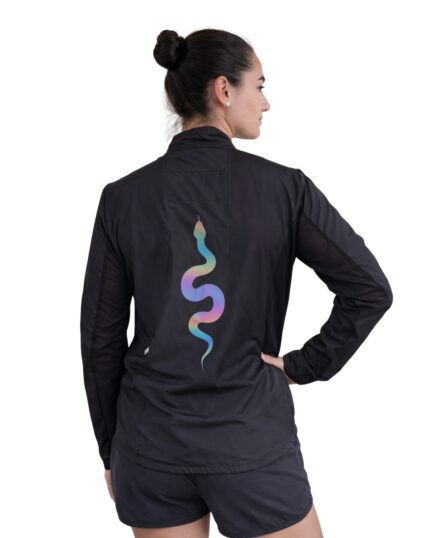 Cortaviento Base Mujer - Negro